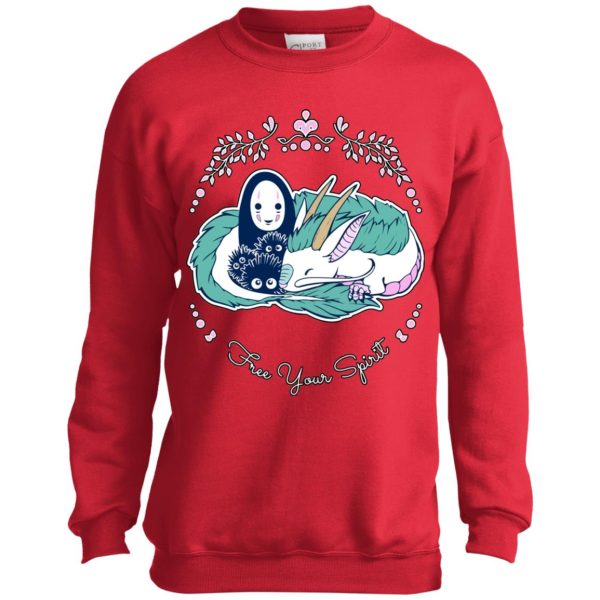 Spirited Away Theatre - Spirited Away – No Face and Haku Dragon Sweatshirt for Kid-Spirited Away Theatre