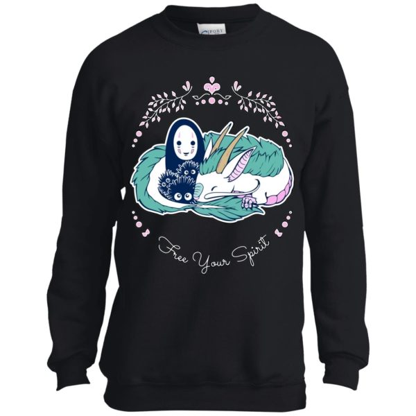 Spirited Away Theatre - Spirited Away – No Face and Haku Dragon Sweatshirt for Kid-Spirited Away Theatre