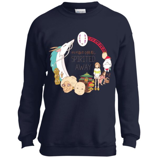 Spirited Away Hayao - Spirited Away Compilation Characters Sweatshirt for Kid-Spirited Away Hayao