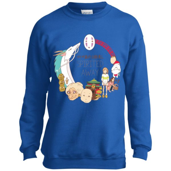 Spirited Away Hayao - Spirited Away Compilation Characters Sweatshirt for Kid-Spirited Away Hayao