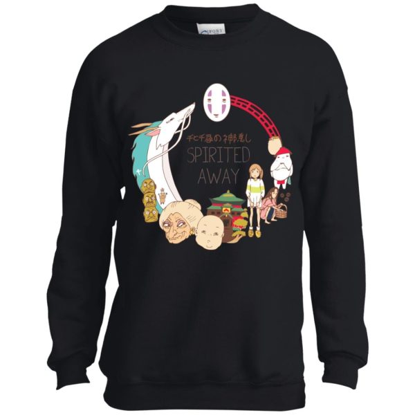 Spirited Away Hayao - Spirited Away Compilation Characters Sweatshirt for Kid-Spirited Away Hayao