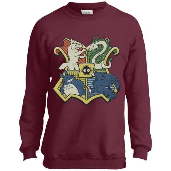 My Neighbor Totoro Japanese - Studio Ghibli Characters As Hogwarts House Sweatshirt for Kid-My Neighbor Totoro Japanese