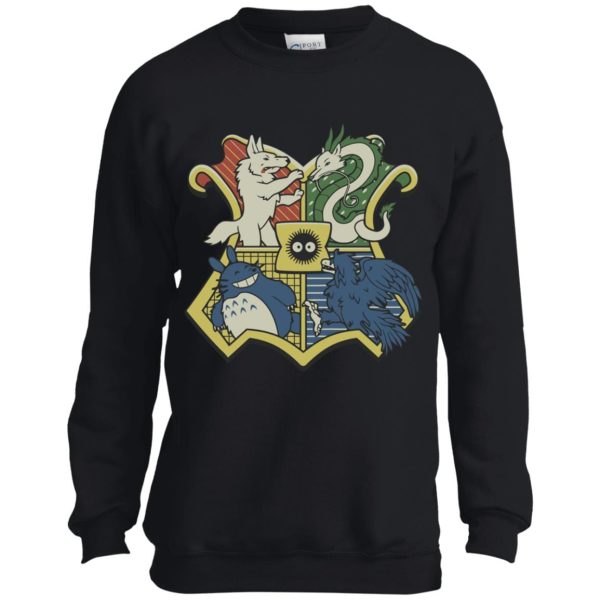 My Neighbor Totoro Japanese - Studio Ghibli Characters As Hogwarts House Sweatshirt for Kid-My Neighbor Totoro Japanese