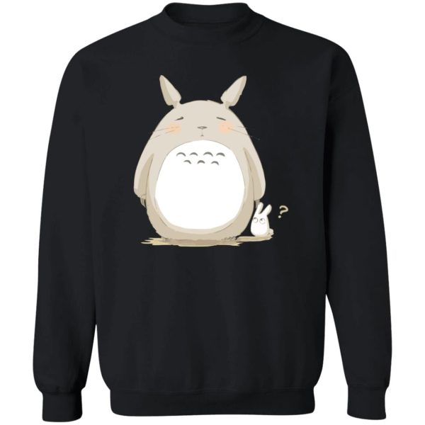 What Is Totoro - Cute Totoro Pinky Face Sweatshirt-Apparel, My Neighbor Totoro, Sweatshirt, What Is Totoro