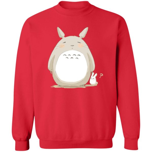 What Is Totoro - Cute Totoro Pinky Face Sweatshirt-Apparel, My Neighbor Totoro, Sweatshirt, What Is Totoro