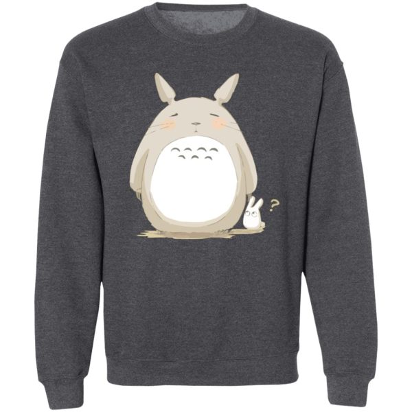 What Is Totoro - Cute Totoro Pinky Face Sweatshirt-Apparel, My Neighbor Totoro, Sweatshirt, What Is Totoro