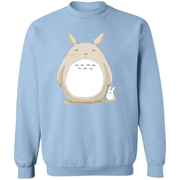 What Is Totoro - Cute Totoro Pinky Face Sweatshirt-Apparel, My Neighbor Totoro, Sweatshirt, What Is Totoro