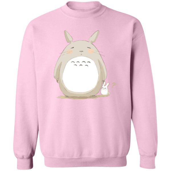 What Is Totoro - Cute Totoro Pinky Face Sweatshirt-Apparel, My Neighbor Totoro, Sweatshirt, What Is Totoro