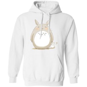 Hayao Miyazaki Totoro - Cute Totoro Pinky Face Hoodie-Apparel, Hayao Miyazaki Totoro, Hoodie, My Neighbor Totoro