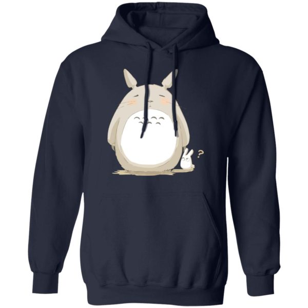 Hayao Miyazaki Totoro - Cute Totoro Pinky Face Hoodie-Apparel, Hayao Miyazaki Totoro, Hoodie, My Neighbor Totoro