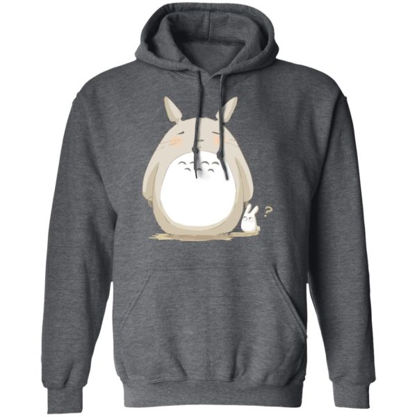 Hayao Miyazaki Totoro - Cute Totoro Pinky Face Hoodie-Apparel, Hayao Miyazaki Totoro, Hoodie, My Neighbor Totoro