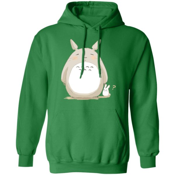 Hayao Miyazaki Totoro - Cute Totoro Pinky Face Hoodie-Apparel, Hayao Miyazaki Totoro, Hoodie, My Neighbor Totoro