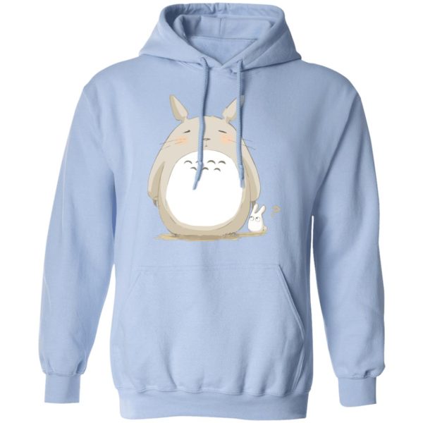 Hayao Miyazaki Totoro - Cute Totoro Pinky Face Hoodie-Apparel, Hayao Miyazaki Totoro, Hoodie, My Neighbor Totoro