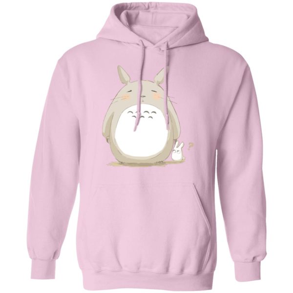 Hayao Miyazaki Totoro - Cute Totoro Pinky Face Hoodie-Apparel, Hayao Miyazaki Totoro, Hoodie, My Neighbor Totoro