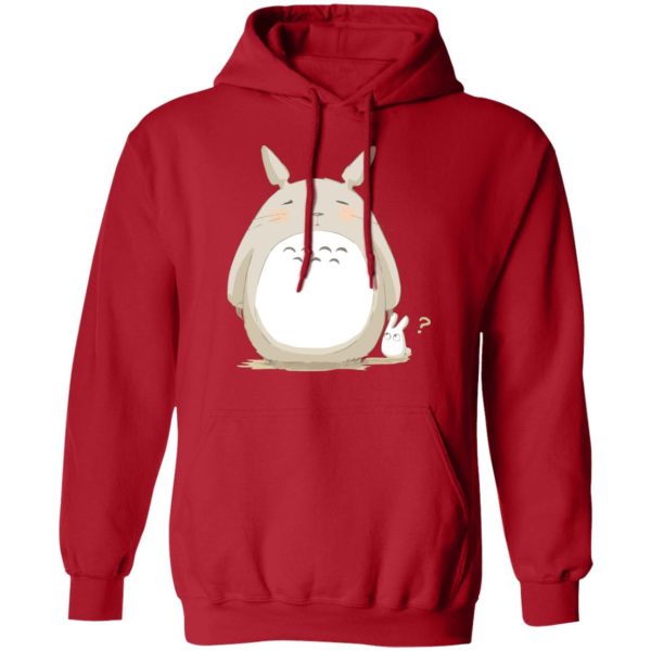 Hayao Miyazaki Totoro - Cute Totoro Pinky Face Hoodie-Apparel, Hayao Miyazaki Totoro, Hoodie, My Neighbor Totoro