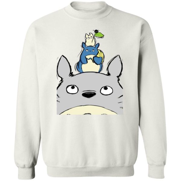 Mi Vecino Totoro - Totoro Family Sweatshirt-Apparel, Mi Vecino Totoro, My Neighbor Totoro, Sweatshirt