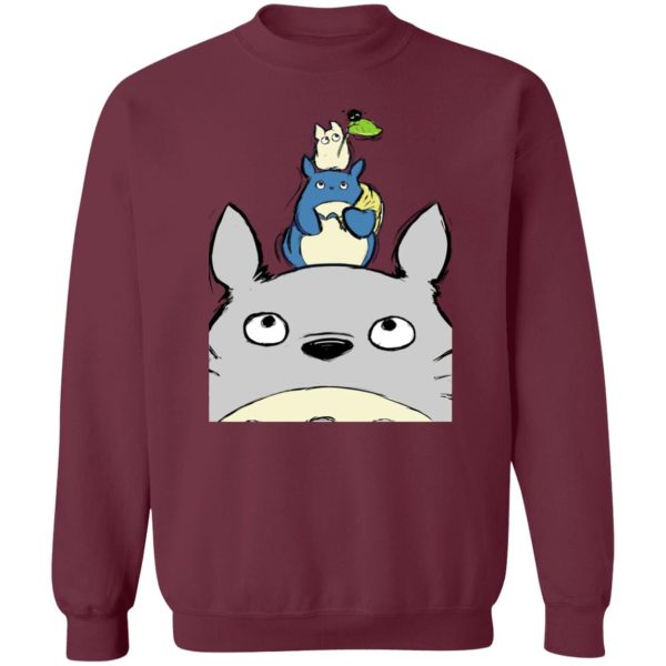 Mi Vecino Totoro - Totoro Family Sweatshirt-Apparel, Mi Vecino Totoro, My Neighbor Totoro, Sweatshirt