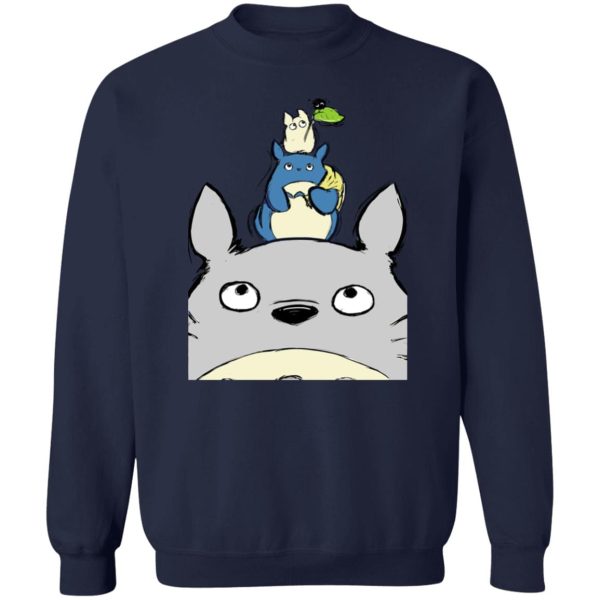 Mi Vecino Totoro - Totoro Family Sweatshirt-Apparel, Mi Vecino Totoro, My Neighbor Totoro, Sweatshirt