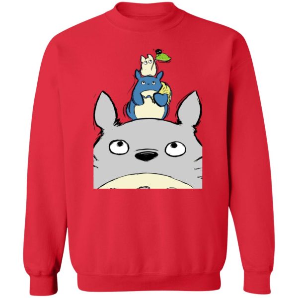 Mi Vecino Totoro - Totoro Family Sweatshirt-Apparel, Mi Vecino Totoro, My Neighbor Totoro, Sweatshirt