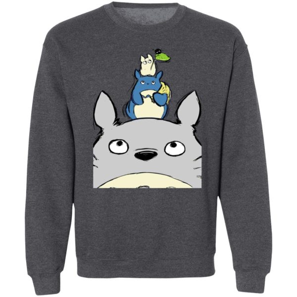 Mi Vecino Totoro - Totoro Family Sweatshirt-Apparel, Mi Vecino Totoro, My Neighbor Totoro, Sweatshirt