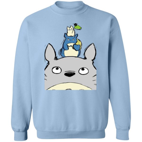 Mi Vecino Totoro - Totoro Family Sweatshirt-Apparel, Mi Vecino Totoro, My Neighbor Totoro, Sweatshirt