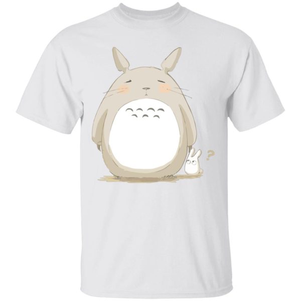 My Neighbor Totoro Backpack - Cute Totoro Pinky Face T Shirt-Apparel, My Neighbor Totoro, My Neighbor Totoro Backpack, Tshirt