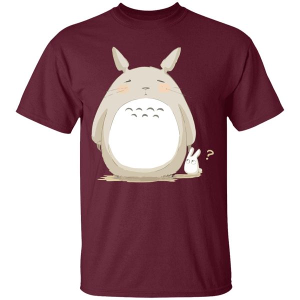 My Neighbor Totoro Backpack - Cute Totoro Pinky Face T Shirt-Apparel, My Neighbor Totoro, My Neighbor Totoro Backpack, Tshirt