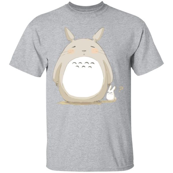 My Neighbor Totoro Backpack - Cute Totoro Pinky Face T Shirt-Apparel, My Neighbor Totoro, My Neighbor Totoro Backpack, Tshirt