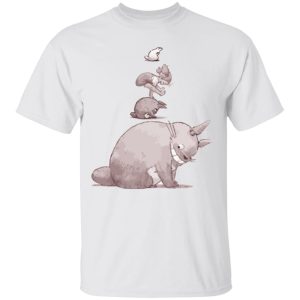 My Neighbor Totoro Film Series - Totoro – Jump over the cow playing T Shirt-Apparel, My Neighbor Totoro, My Neighbor Totoro Film Series, Tshirt