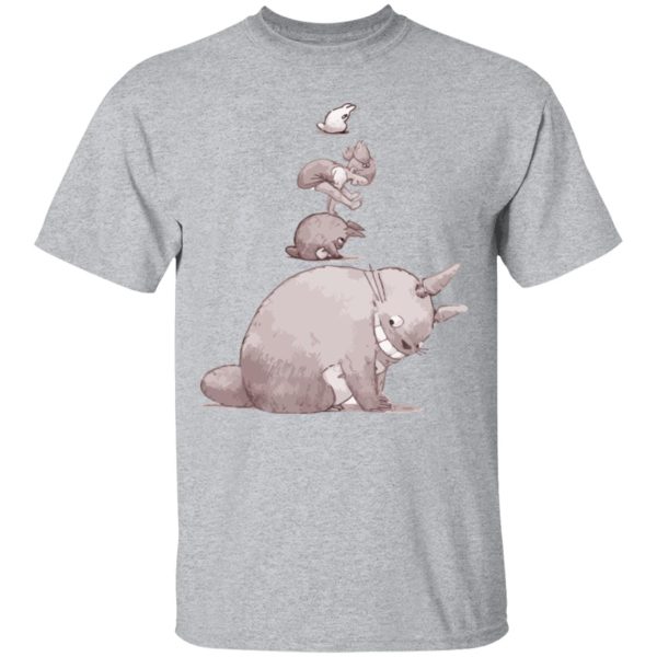 My Neighbor Totoro Film Series - Totoro – Jump over the cow playing T Shirt-Apparel, My Neighbor Totoro, My Neighbor Totoro Film Series, Tshirt