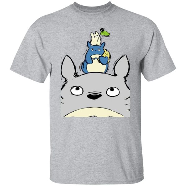 Mei My Neighbour Totoro - Totoro Family T Shirt-Apparel, Mei My Neighbour Totoro, My Neighbor Totoro, Tshirt