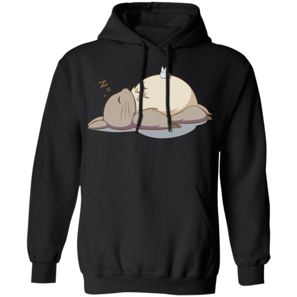 Totoro Lamp - Sleeping Totoro Hoodie-Apparel, Hoodie, My Neighbor Totoro, Totoro Lamp