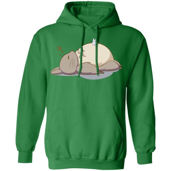 Totoro Lamp - Sleeping Totoro Hoodie-Apparel, Hoodie, My Neighbor Totoro, Totoro Lamp