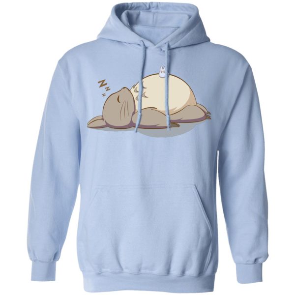 Totoro Lamp - Sleeping Totoro Hoodie-Apparel, Hoodie, My Neighbor Totoro, Totoro Lamp