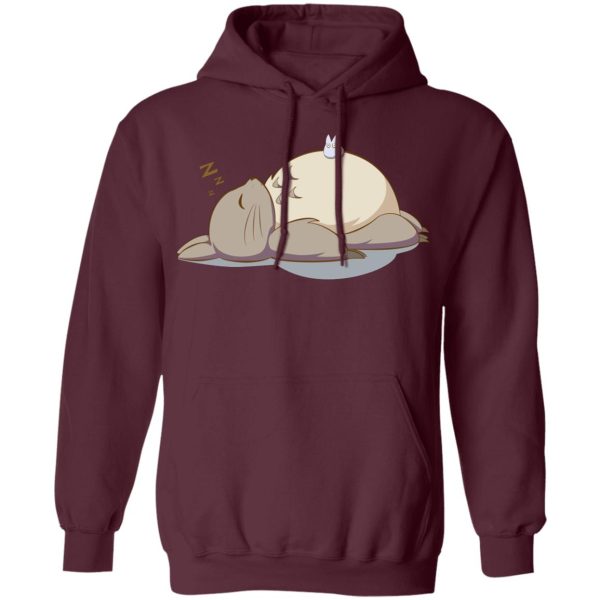 Totoro Lamp - Sleeping Totoro Hoodie-Apparel, Hoodie, My Neighbor Totoro, Totoro Lamp