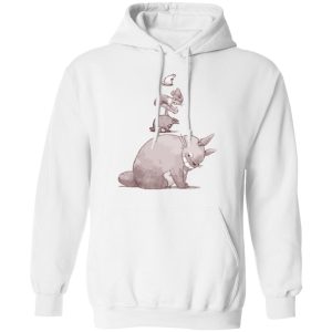 Studio Ghibli Totoro - Totoro – Jump over the cow playing Hoodie-Apparel, Hoodie, My Neighbor Totoro, Studio Ghibli Totoro