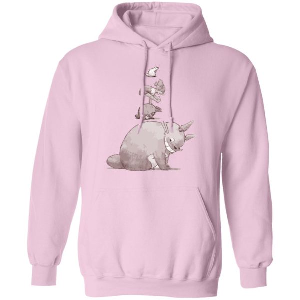 Studio Ghibli Totoro - Totoro – Jump over the cow playing Hoodie-Apparel, Hoodie, My Neighbor Totoro, Studio Ghibli Totoro