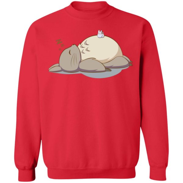 Chibi Totoro - Sleeping Totoro Sweatshirt-Apparel, Chibi Totoro, My Neighbor Totoro, Sweatshirt