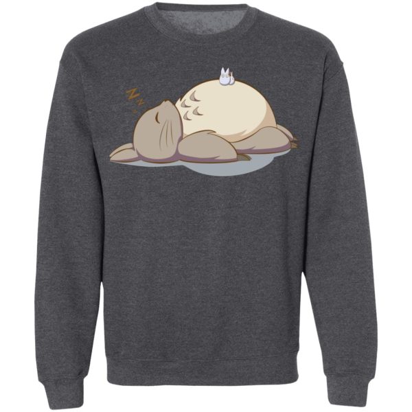 Chibi Totoro - Sleeping Totoro Sweatshirt-Apparel, Chibi Totoro, My Neighbor Totoro, Sweatshirt