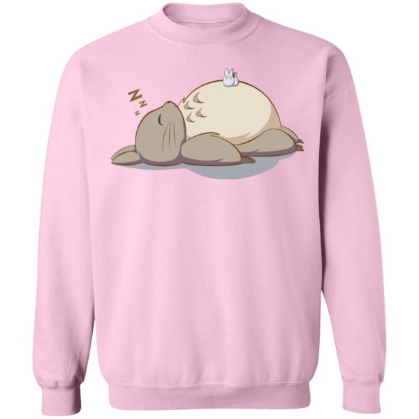 Chibi Totoro - Sleeping Totoro Sweatshirt-Apparel, Chibi Totoro, My Neighbor Totoro, Sweatshirt