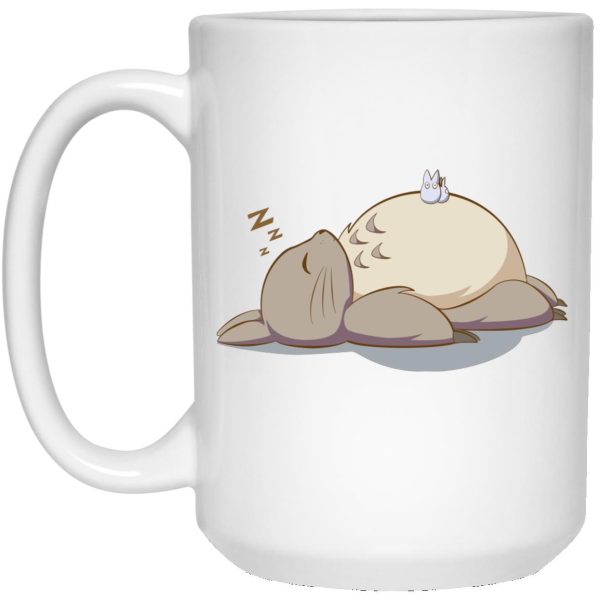 Satsuki My Neighbor Totoro - Sleeping Totoro Mug-Accessories, House Decor, Mug, My Neighbor Totoro, Satsuki My Neighbor Totoro