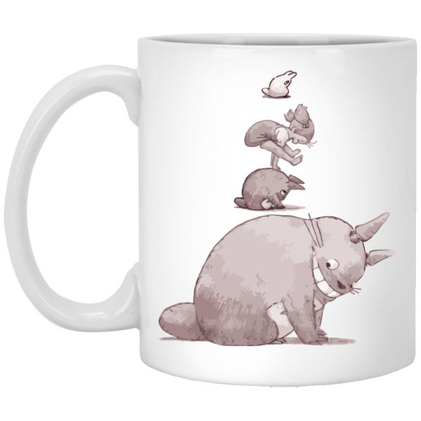 Mei My Neighbor Totoro - Totoro – Jump over the cow playing Mug-Accessories, House Decor, Mei My Neighbor Totoro, Mug, My Neighbor Totoro