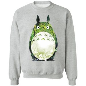 Stuffed Totoro - The Green Totoro Sweatshirt-Apparel, My Neighbor Totoro, Stuffed Totoro, Sweatshirt