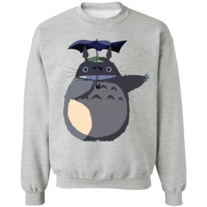 My Friend Totoro - My Neighbor Totoro With Umbrella Sweatshirt-Apparel, My Friend Totoro, My Neighbor Totoro, Sweatshirt