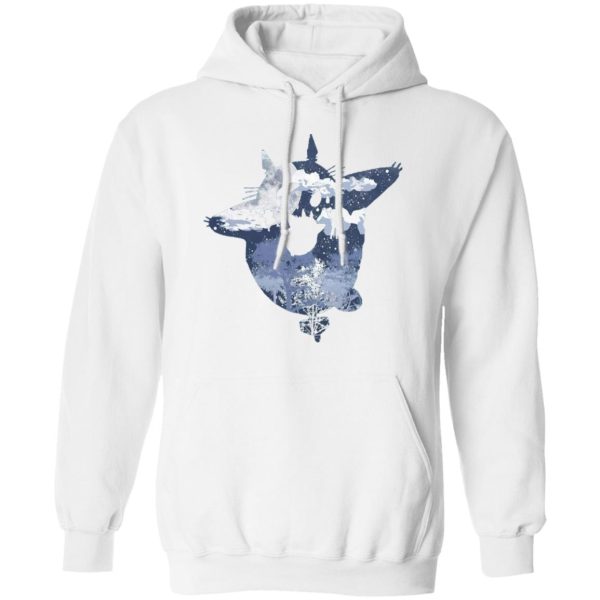 What Is Totoro In Japanese - Totoro on the Teetotum Hoodie-Apparel, Hoodie, My Neighbor Totoro, What Is Totoro In Japanese