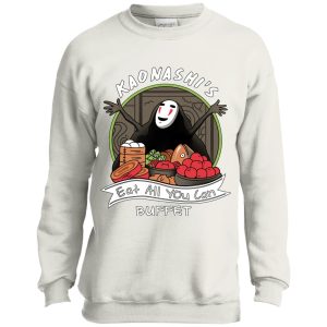 Miyazaki Spirited Away - Spirited Away – No Face Kaonashi Buffet Sweatshirt for Kid-Miyazaki Spirited Away