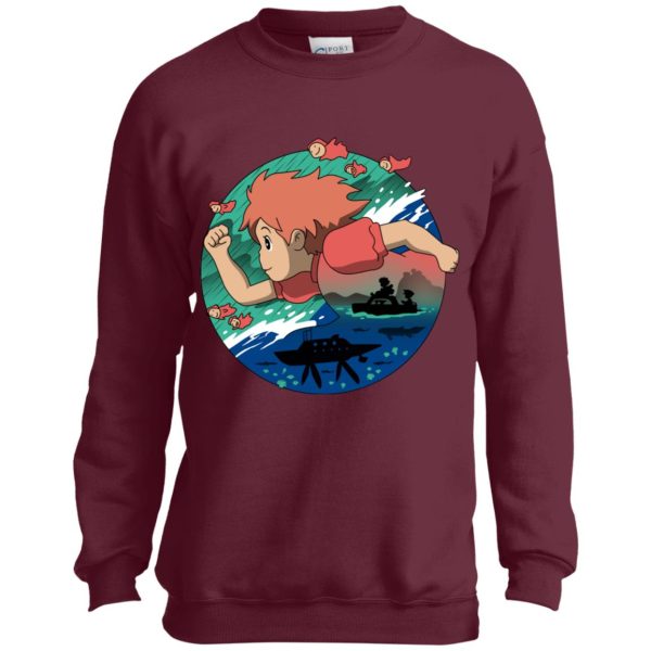 Ponyo Dad - Ponyo’s Journey Sweatshirt for Kid-Ponyo Dad