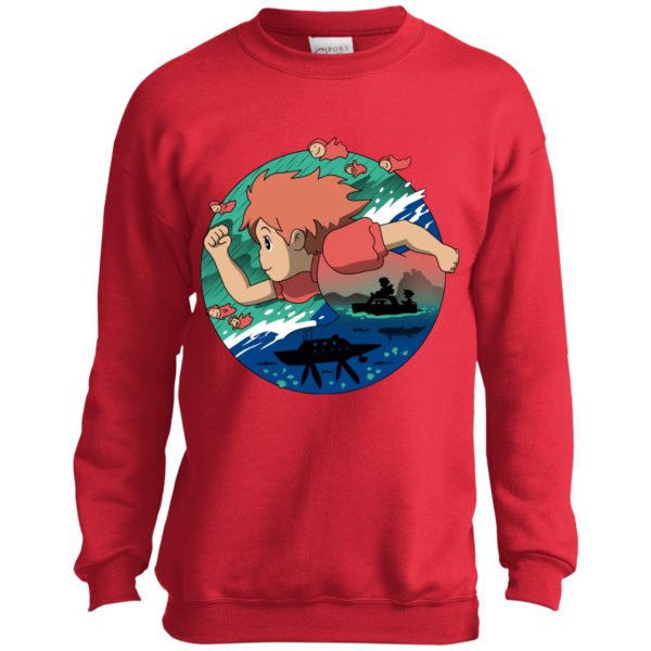 Ponyo Dad - Ponyo’s Journey Sweatshirt for Kid-Ponyo Dad