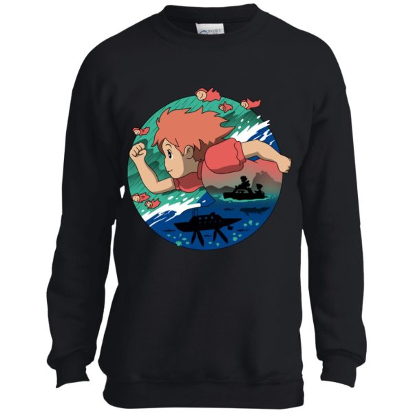 Ponyo Dad - Ponyo’s Journey Sweatshirt for Kid-Ponyo Dad