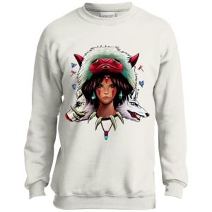 Princess Mononoke Cast - Mononoke: The Wolf Princess Sweatshirt for Kid-Princess Mononoke Cast